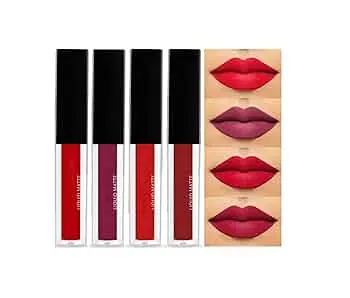 Matte Liquid Lipstick Set (4 Shades)